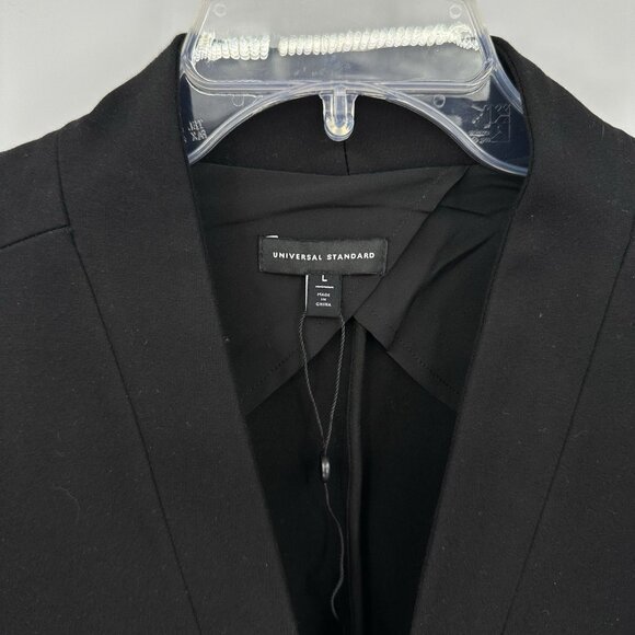 UNIVERSAL STANDARD 2 piece pant suit ponte knit black plus size L 22 24 XL 26 28 - Picture 5 of 15